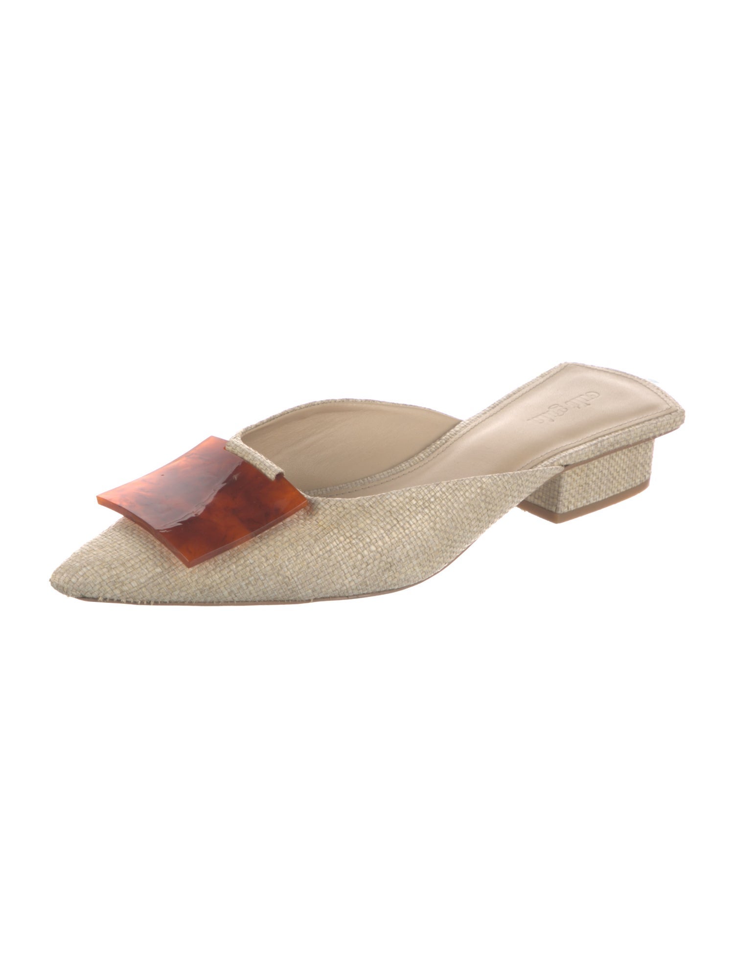 Cult Gaia Raffia Mules
