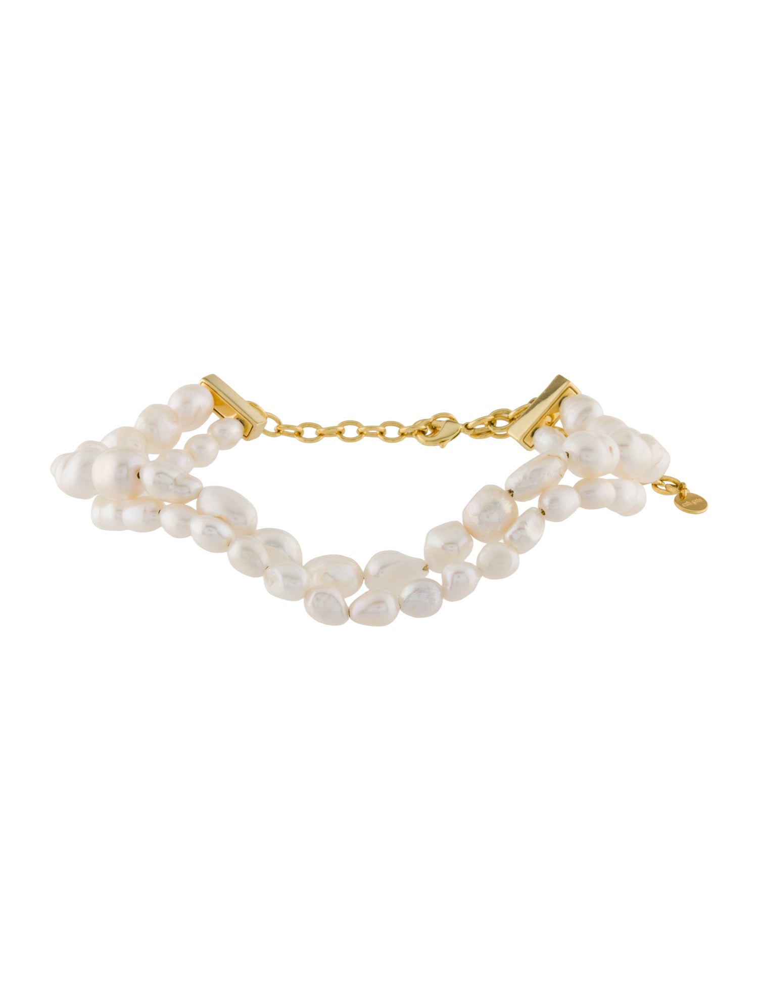 Cult Gaia Pearl Susa Choker Necklace