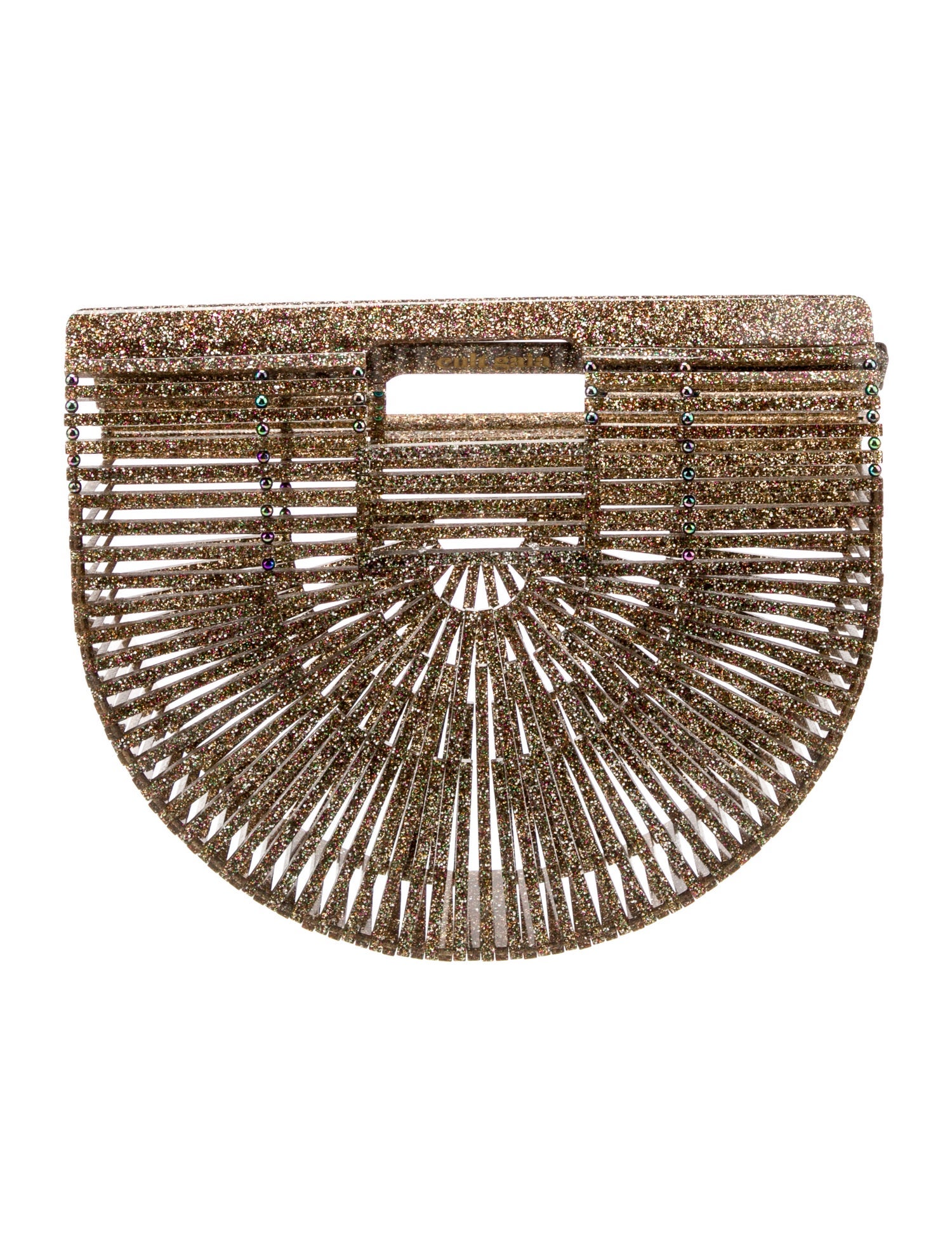 Cult Gaia Acrylic Top Handle Bag