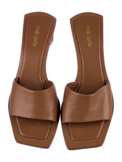 Cult Gaia Leather Slides