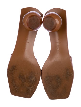 Cult Gaia Leather Slides