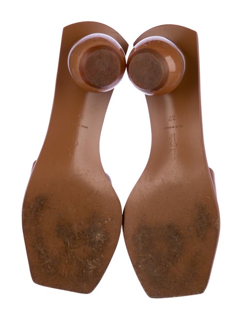 Cult Gaia Leather Slides