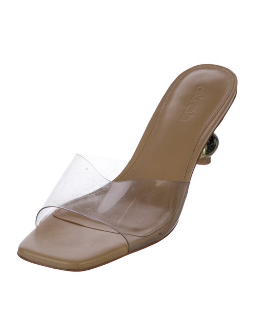 Cult Gaia Leather Slides