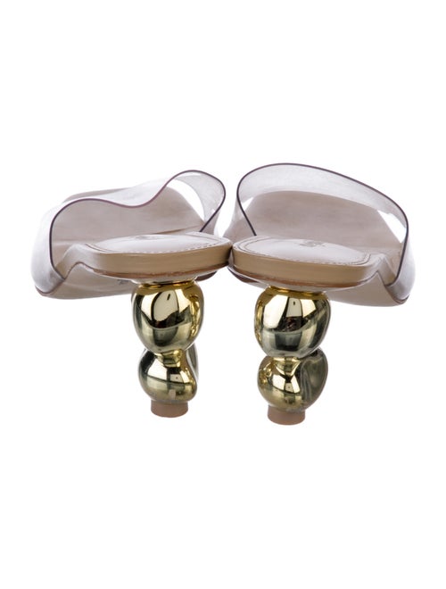 Cult Gaia Leather Slides