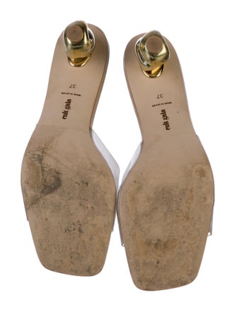 Cult Gaia Leather Slides