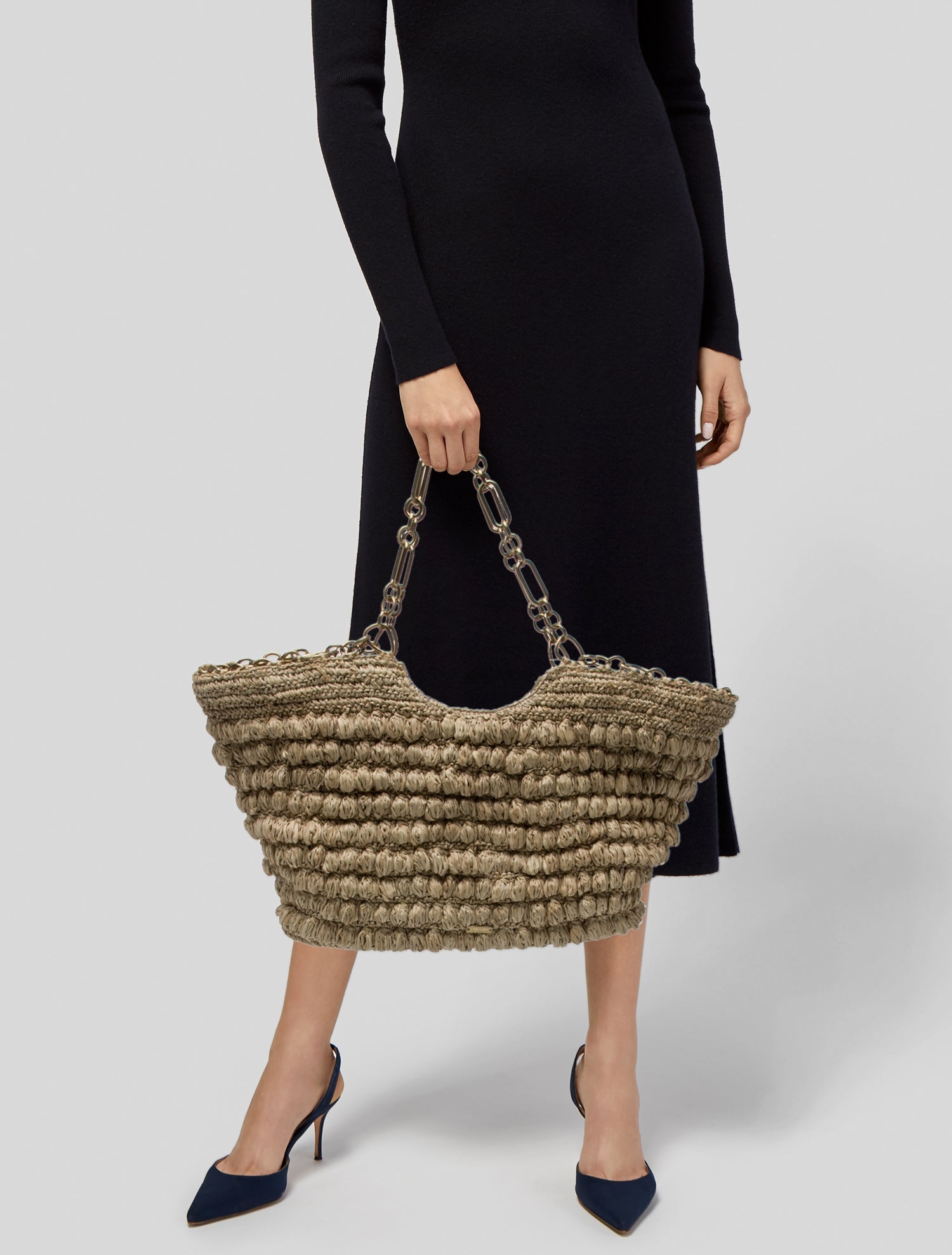 Cult Gaia Straw Hobo