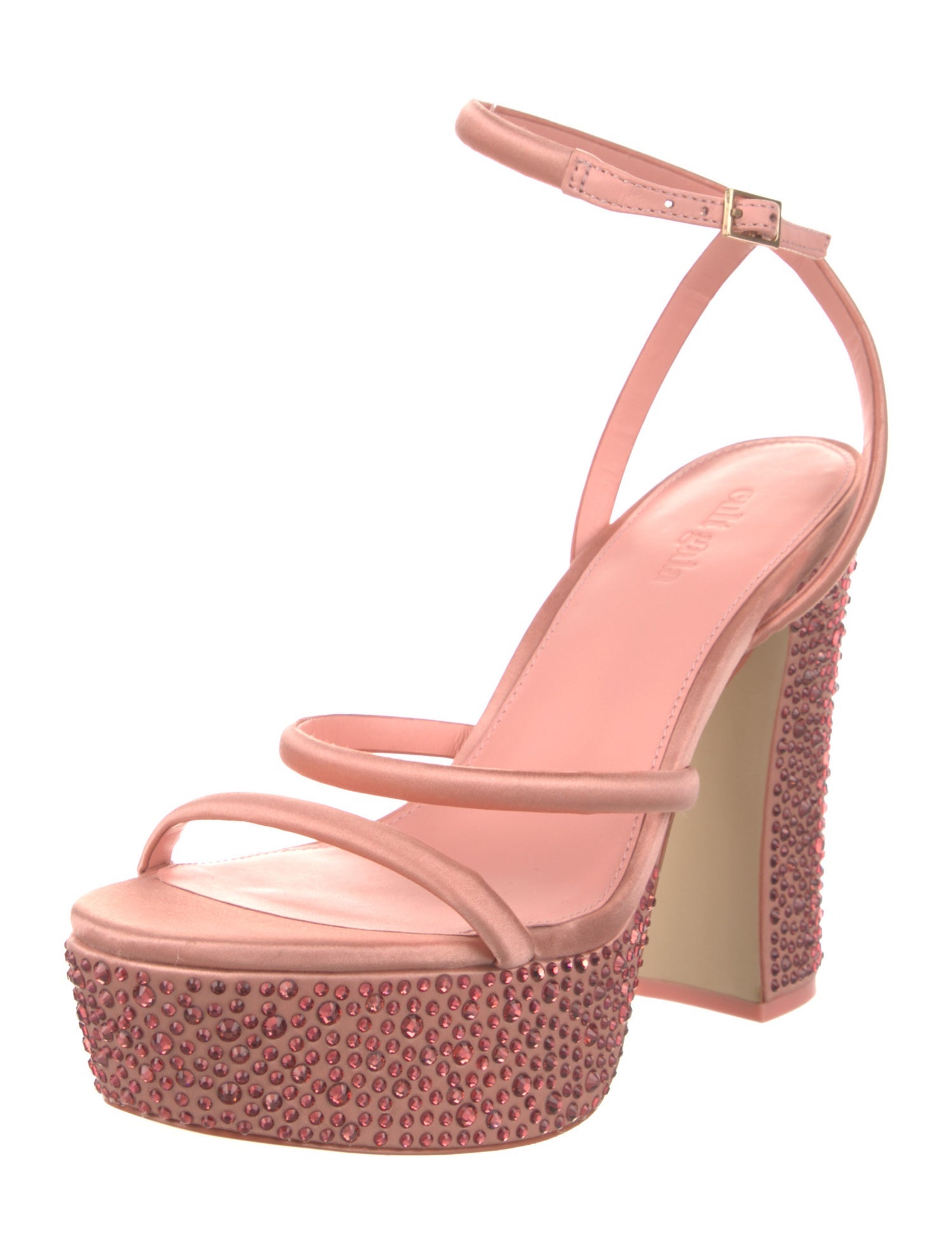 Cult Gaia Satin Sandals