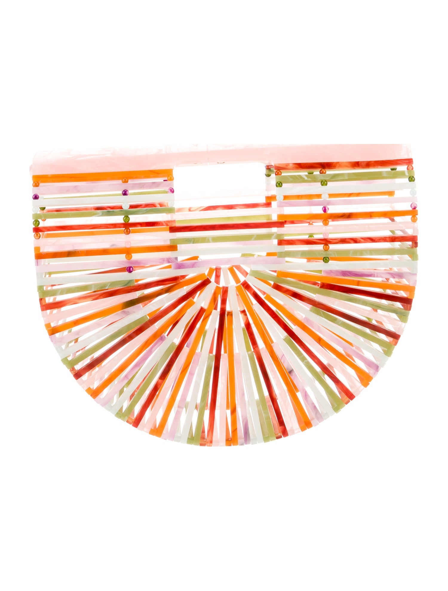 Cult Gaia Acrylic Top Handle Bag