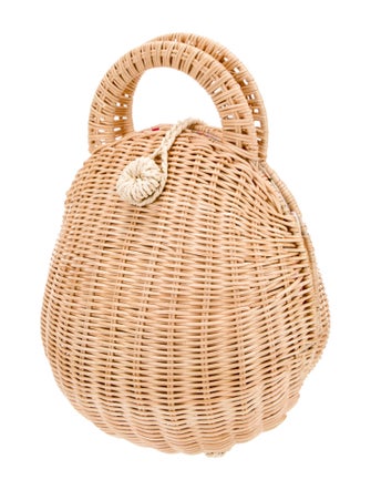 Cult Gaia Raffia Top Handle Bag