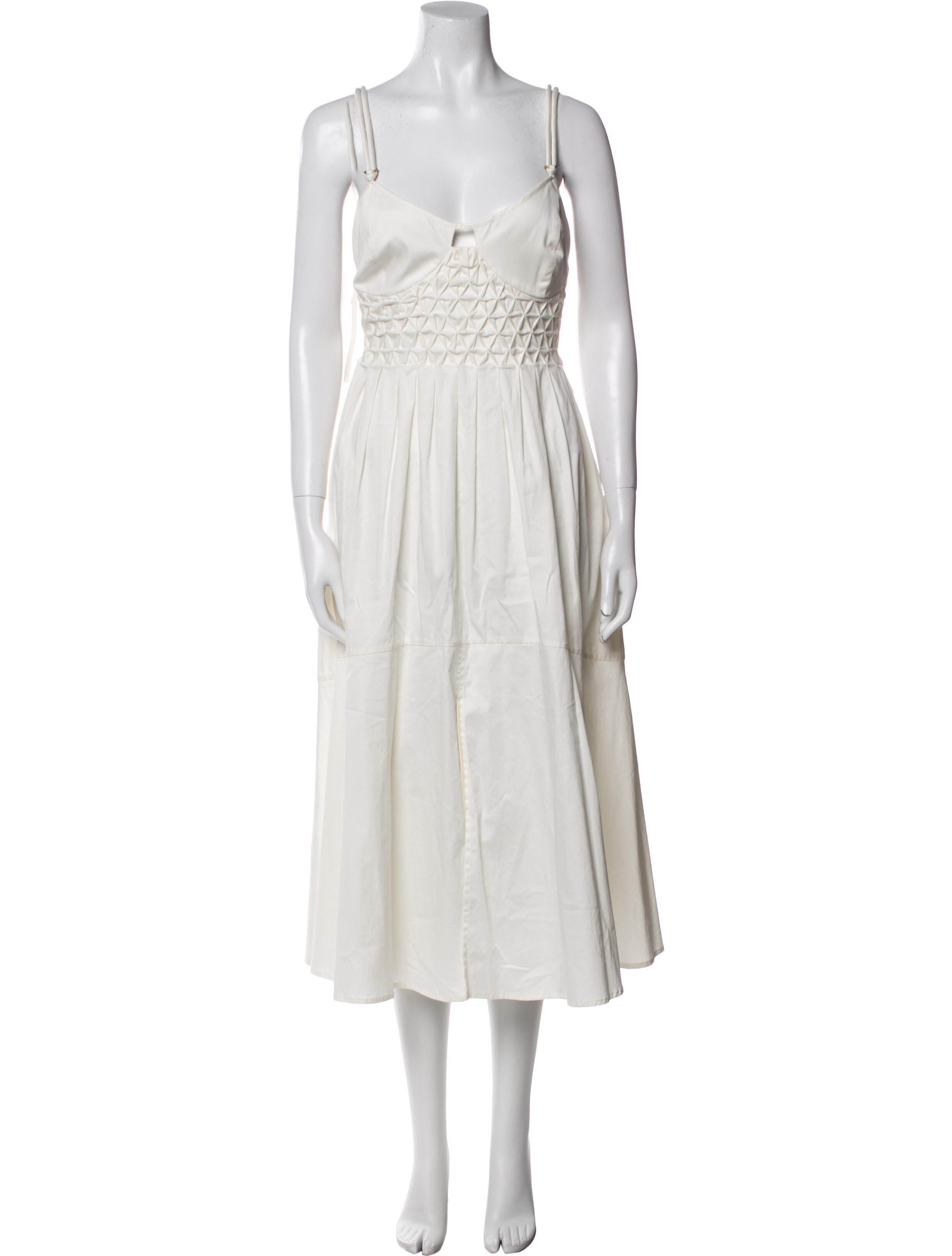 Cult Gaia Square Neckline Midi Length Dress