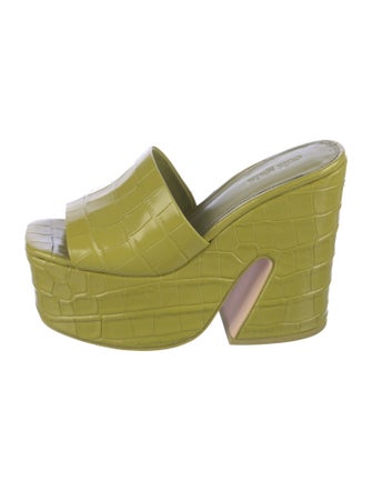 Cult Gaia Leather Slides