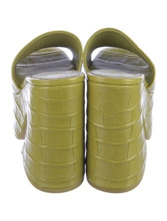 Cult Gaia Leather Slides