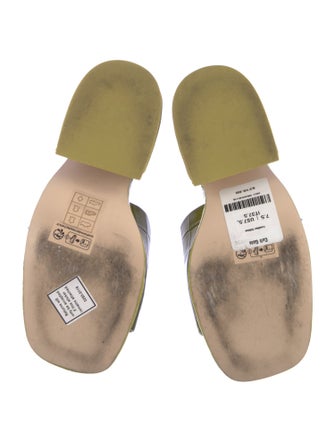 Cult Gaia Leather Slides