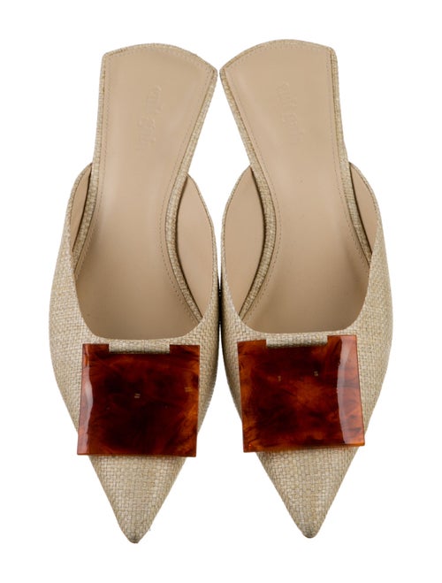 Cult Gaia Raffia Mules