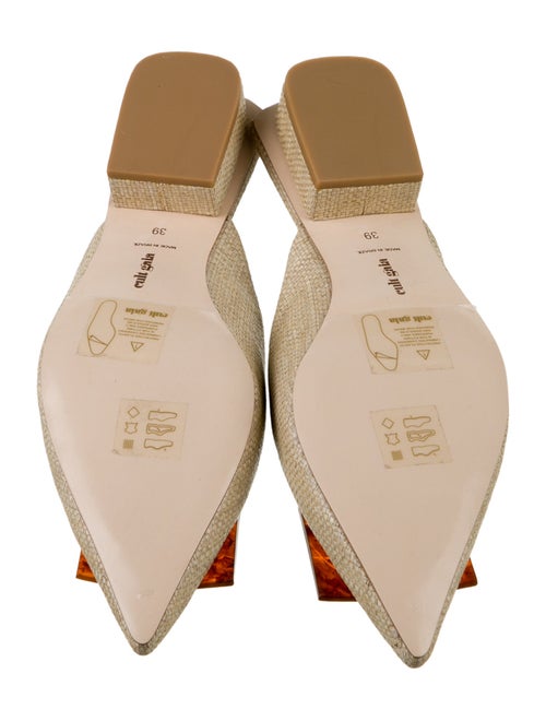 Cult Gaia Raffia Mules