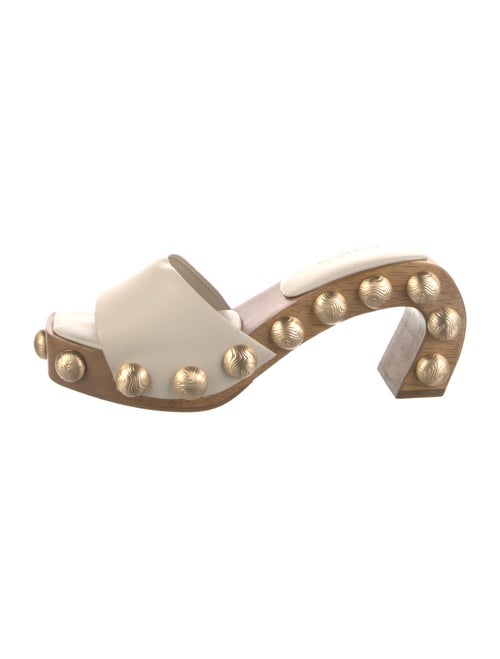 Cult Gaia Leather Slides