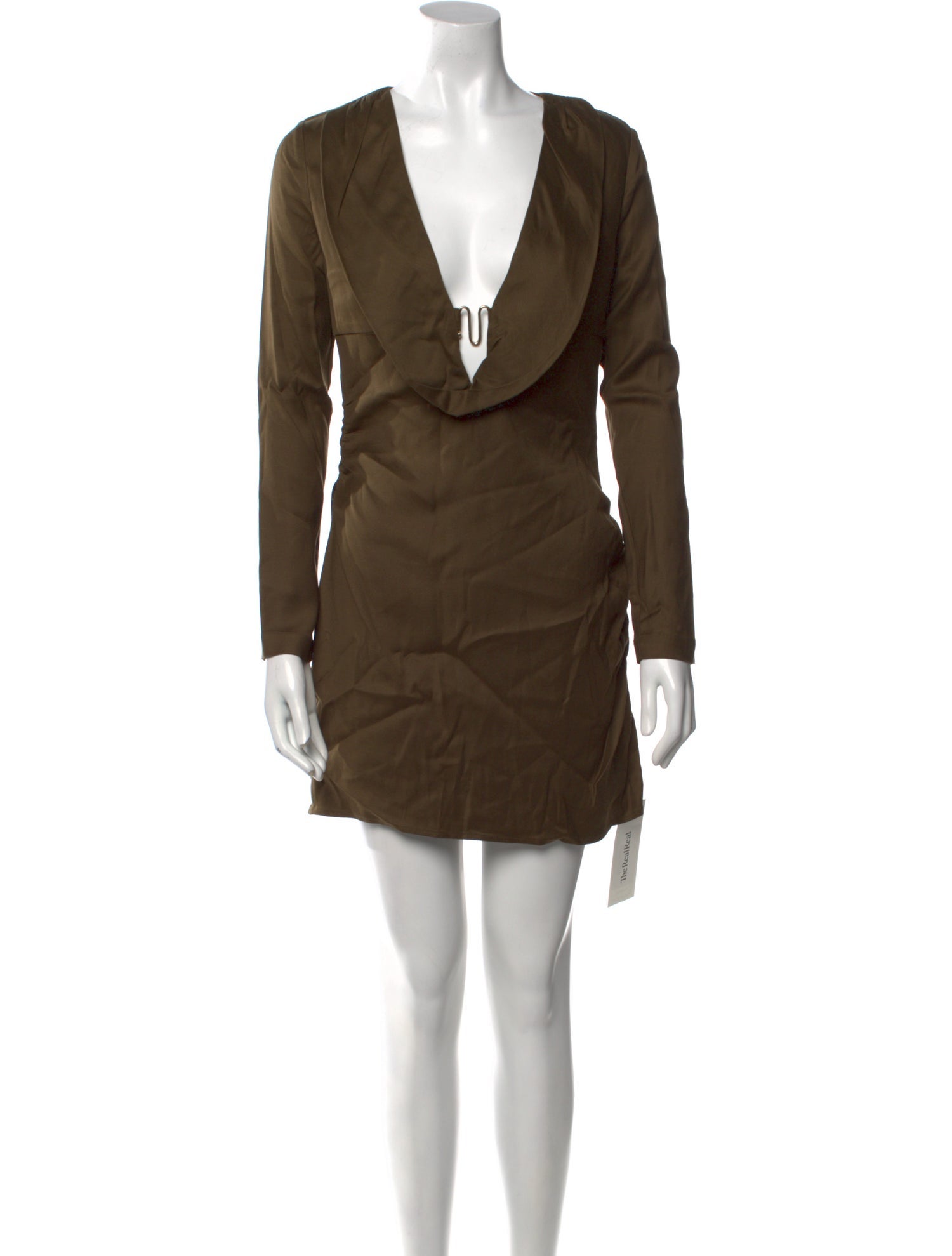 Cult Gaia V-Neck Mini Dress