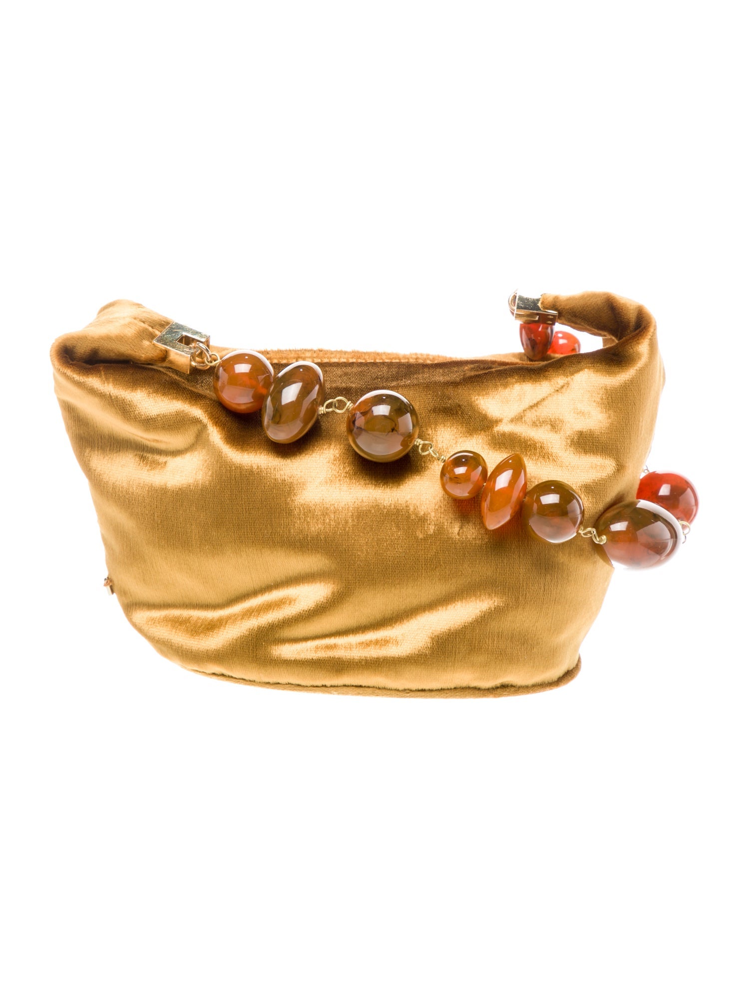 Cult Gaia Velvet Shoulder Bag