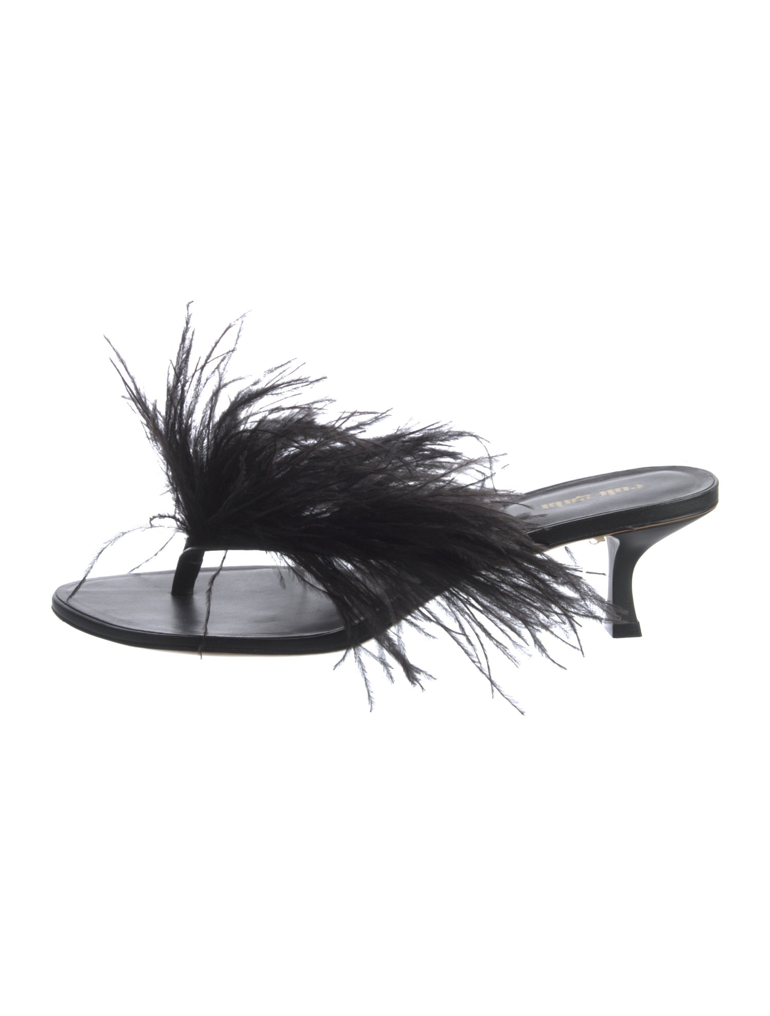 Cult Gaia Leather Slides