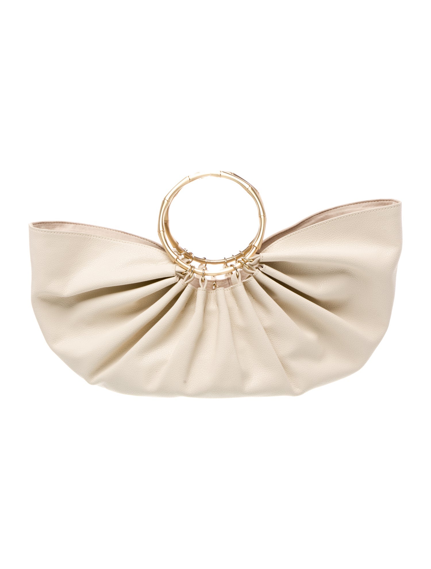 Cult Gaia Leather Top Handle Bag