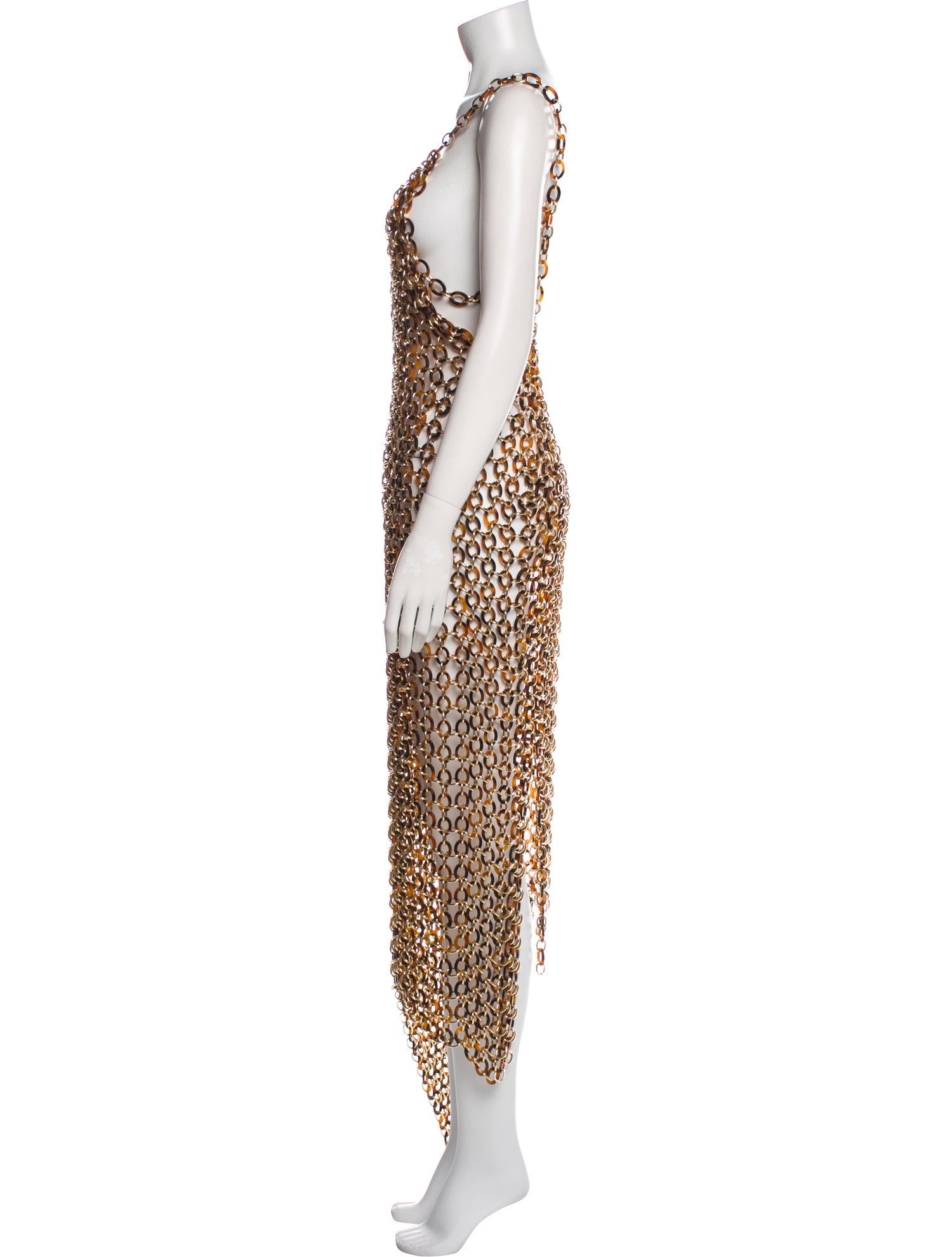 Cult Gaia Animal Print Long Dress