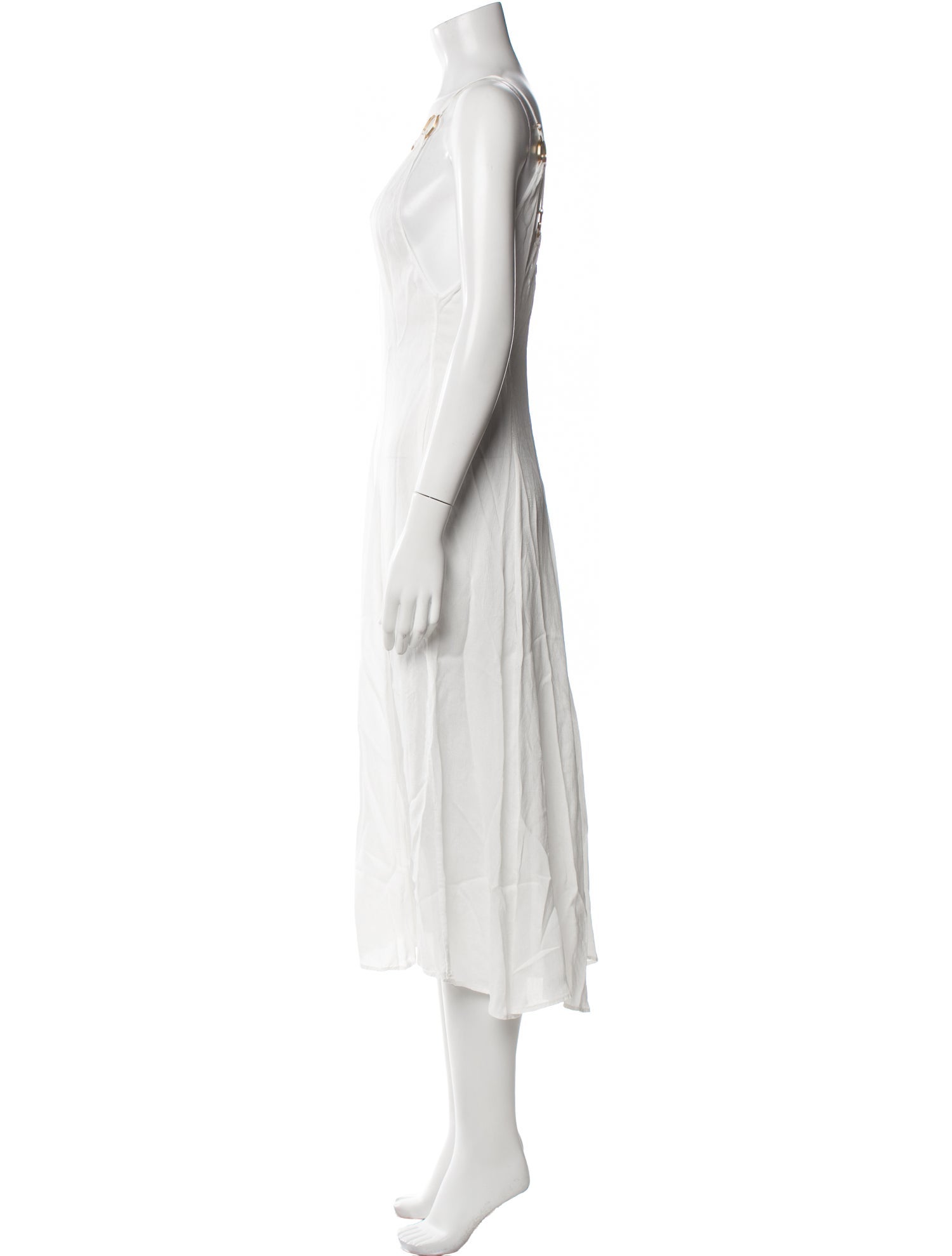 Cult Gaia Square Neckline Midi Length Dress