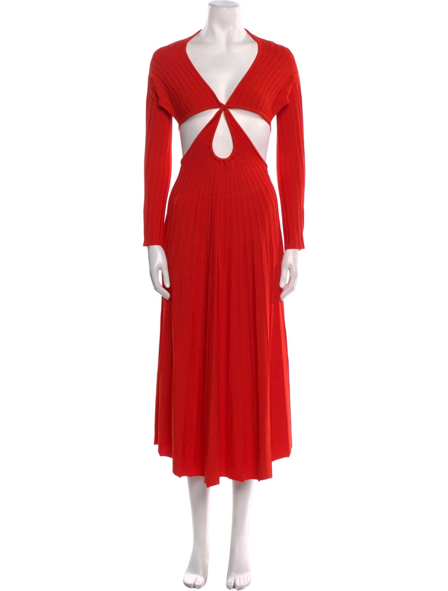 Cult Gaia V-Neck Long Dress