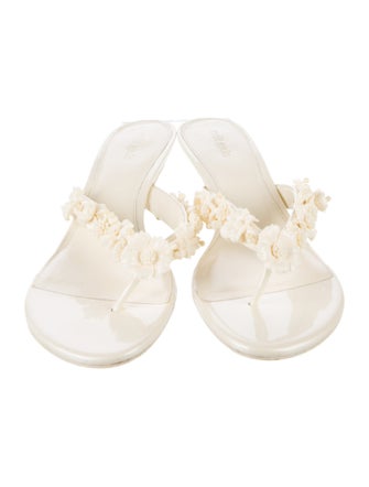 Cult Gaia Leather Slides