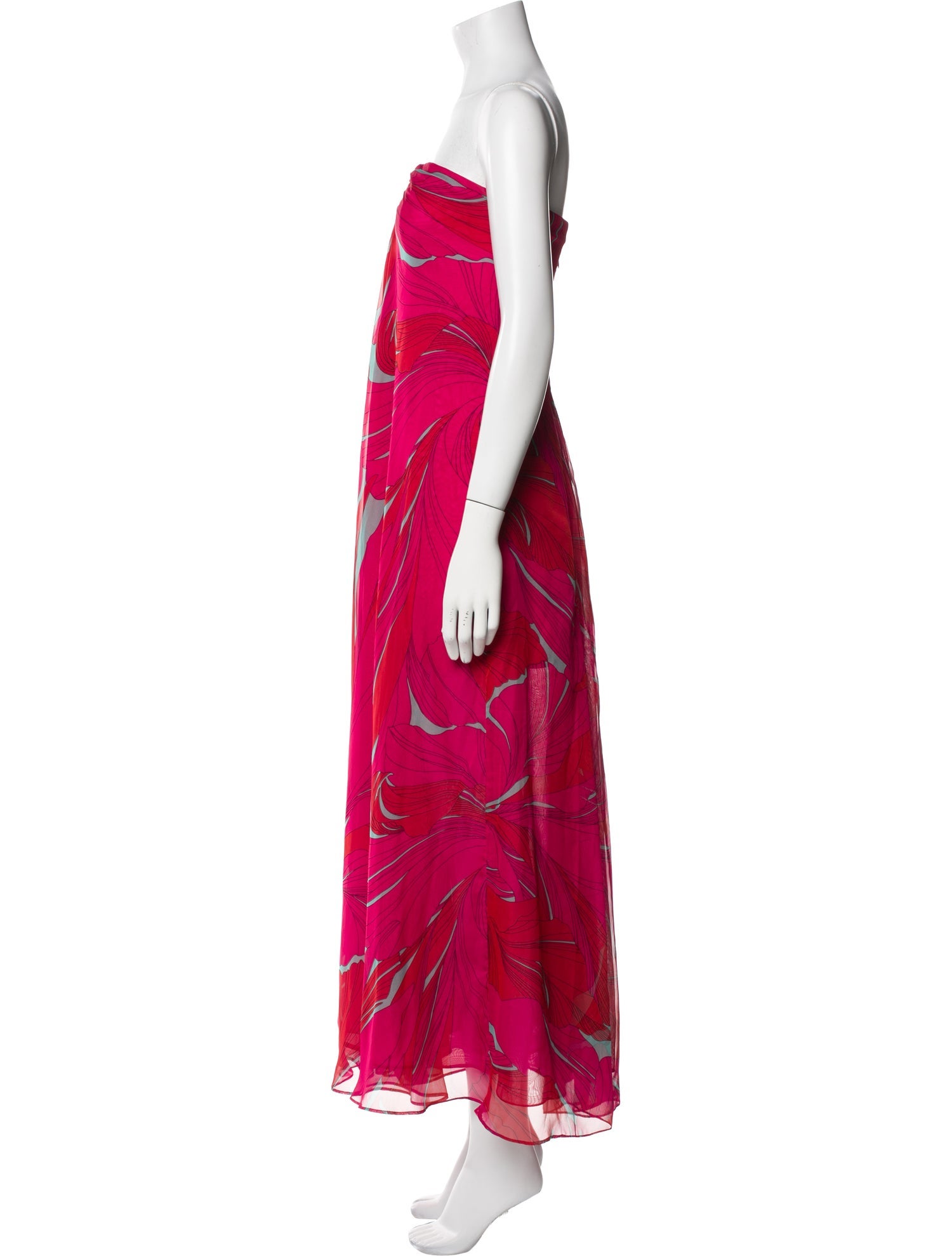 Cult Gaia Printed Long Dress