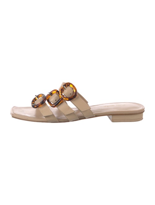 Cult Gaia Leather Slides