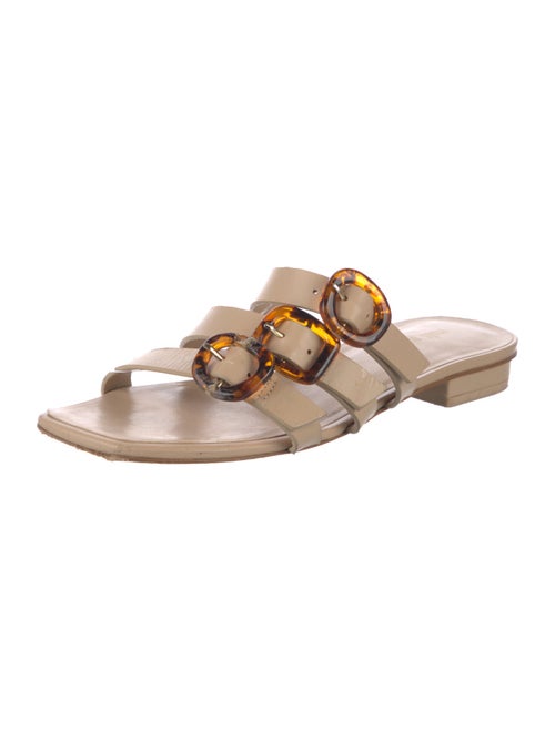 Cult Gaia Leather Slides