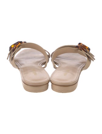 Cult Gaia Leather Slides