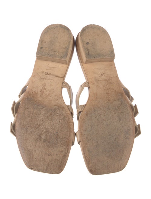 Cult Gaia Leather Slides