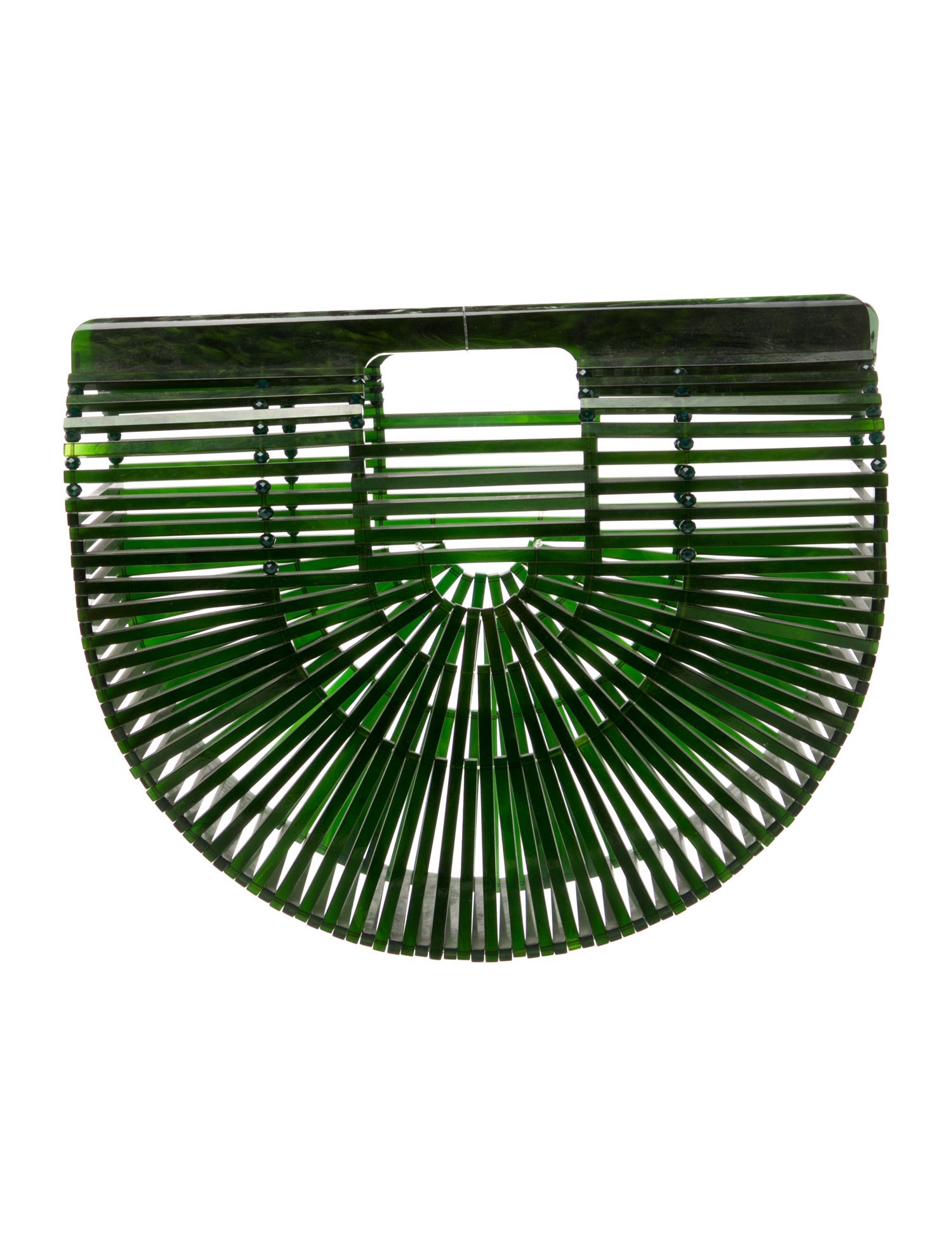 Cult Gaia Acrylic Top Handle Bag