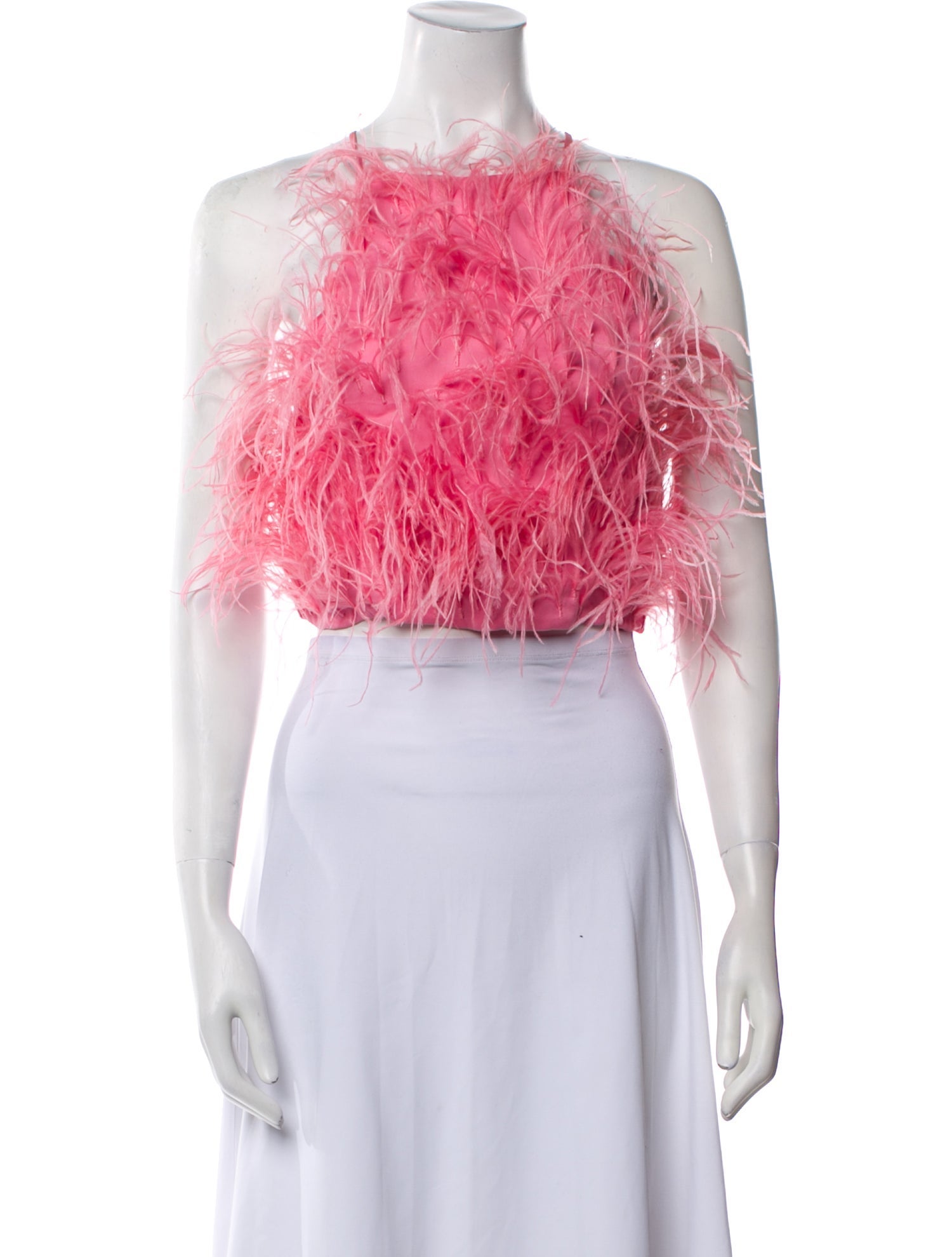 Cult Gaia Halterneck Sleeveless Crop Top