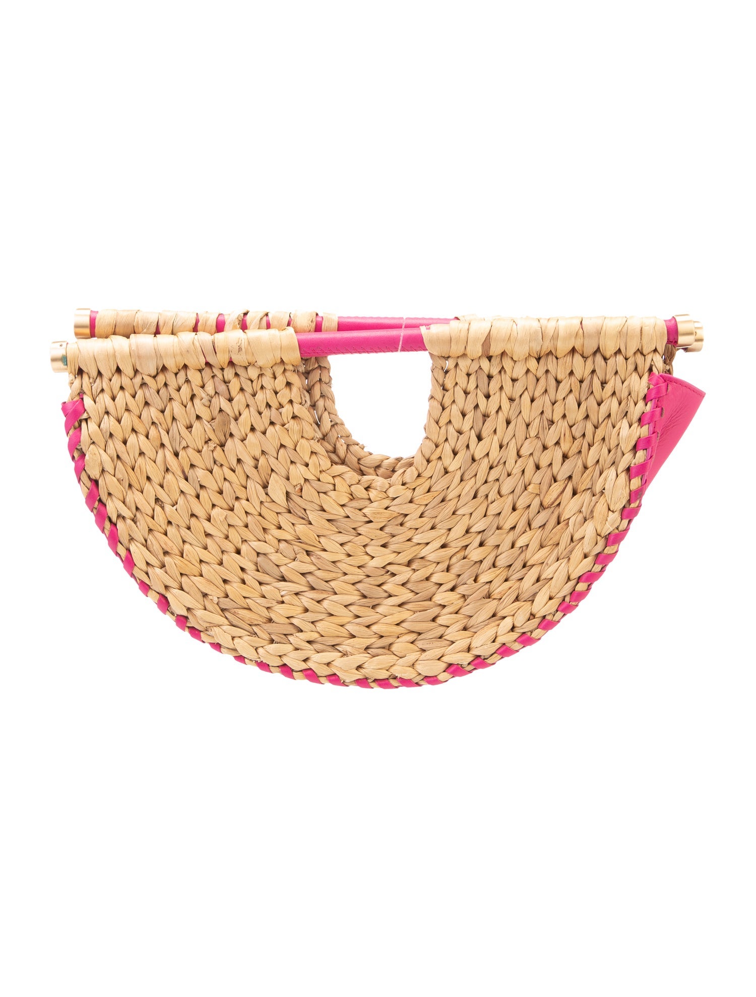 Cult Gaia Straw Clutch
