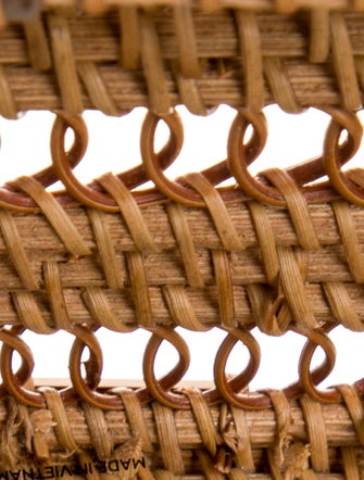 Cult Gaia Rattan Minaudière