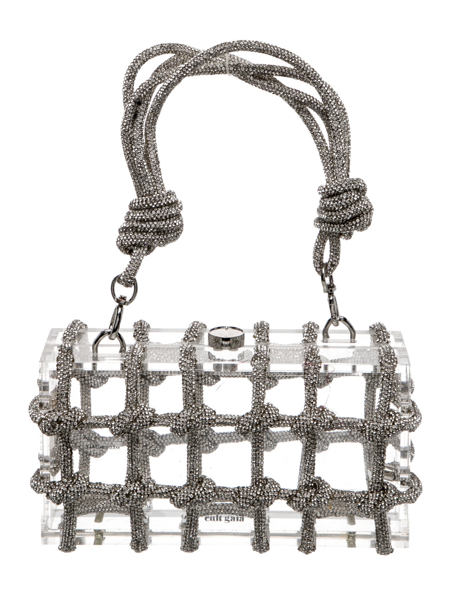 Cult Gaia Crystal Top Handle Bag