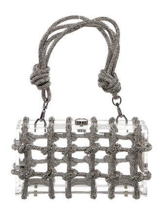 Cult Gaia Crystal Top Handle Bag