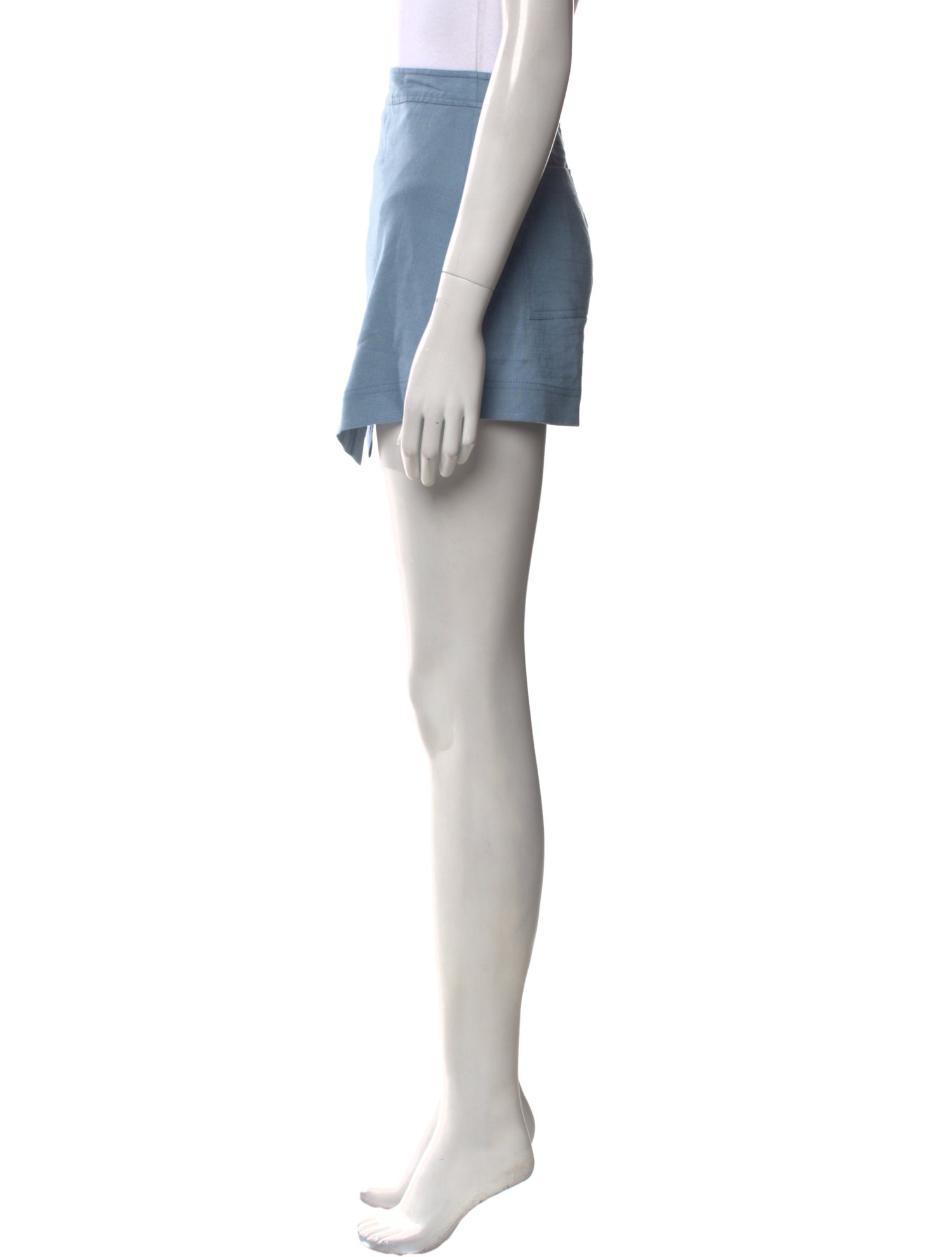 Cult Gaia Linen Mini Shorts