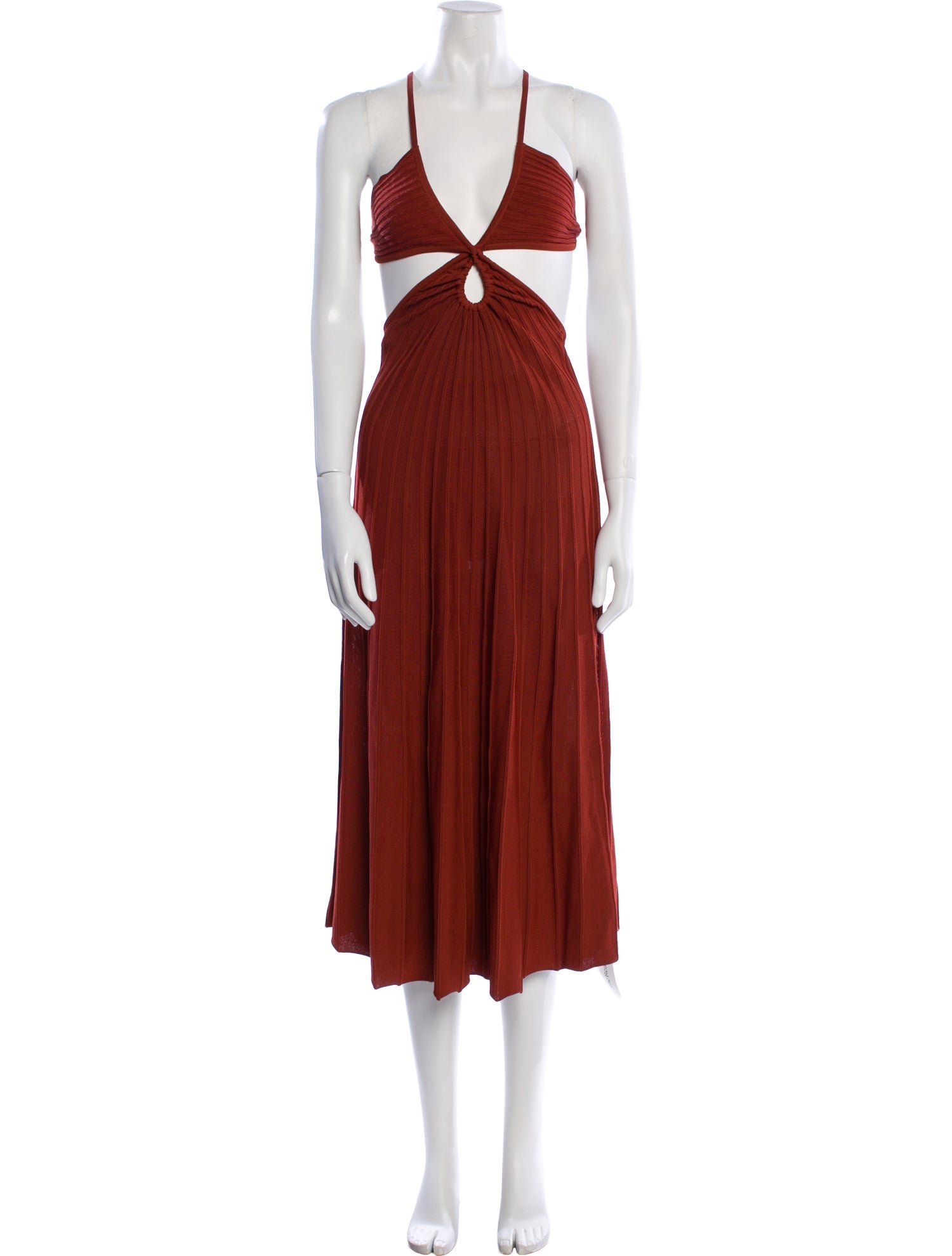Cult Gaia Halterneck Midi Length Dress