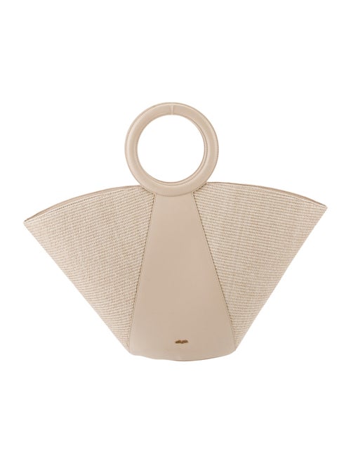 Cult Gaia Straw Top Handle Bag