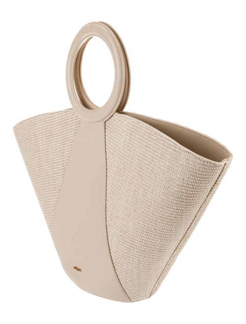 Cult Gaia Straw Top Handle Bag