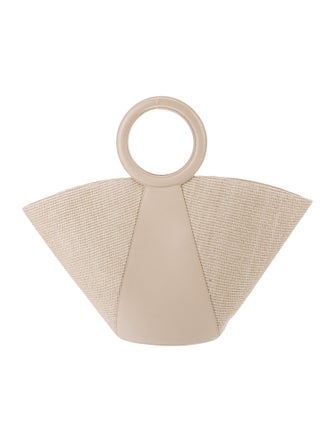 Cult Gaia Straw Top Handle Bag