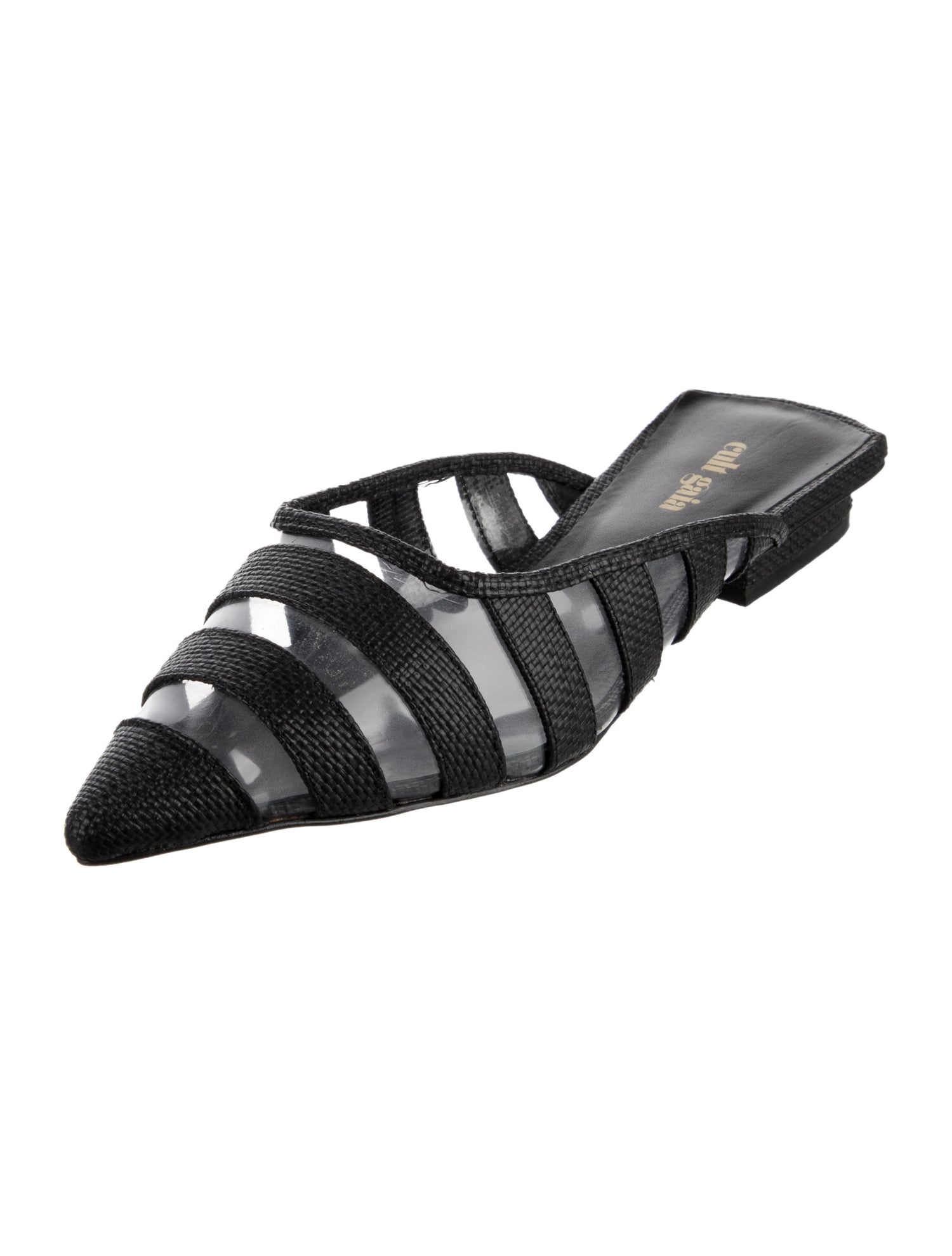 Cult Gaia Leather Mules