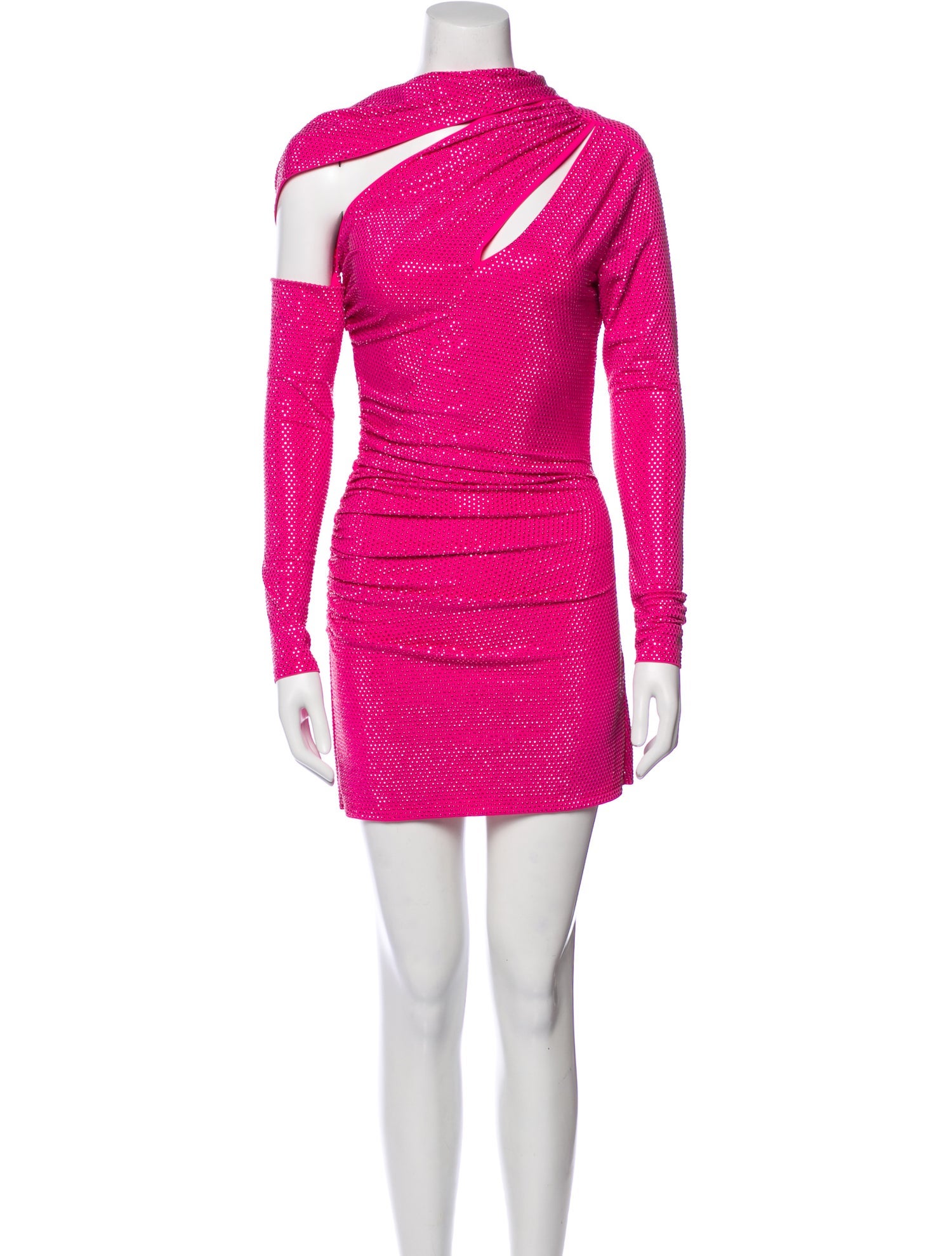 Cult Gaia Mock Neck Mini Dress