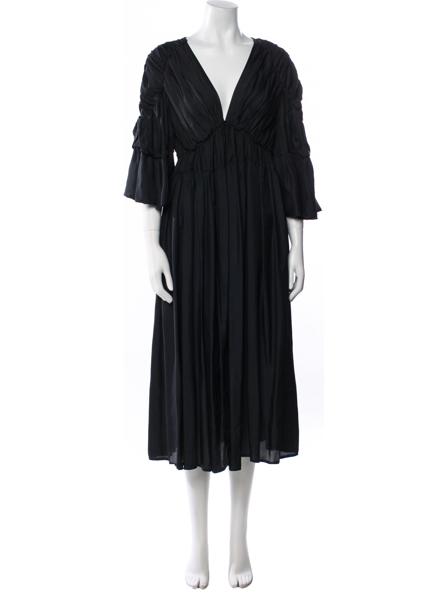 Cult Gaia V-Neck Long Dress