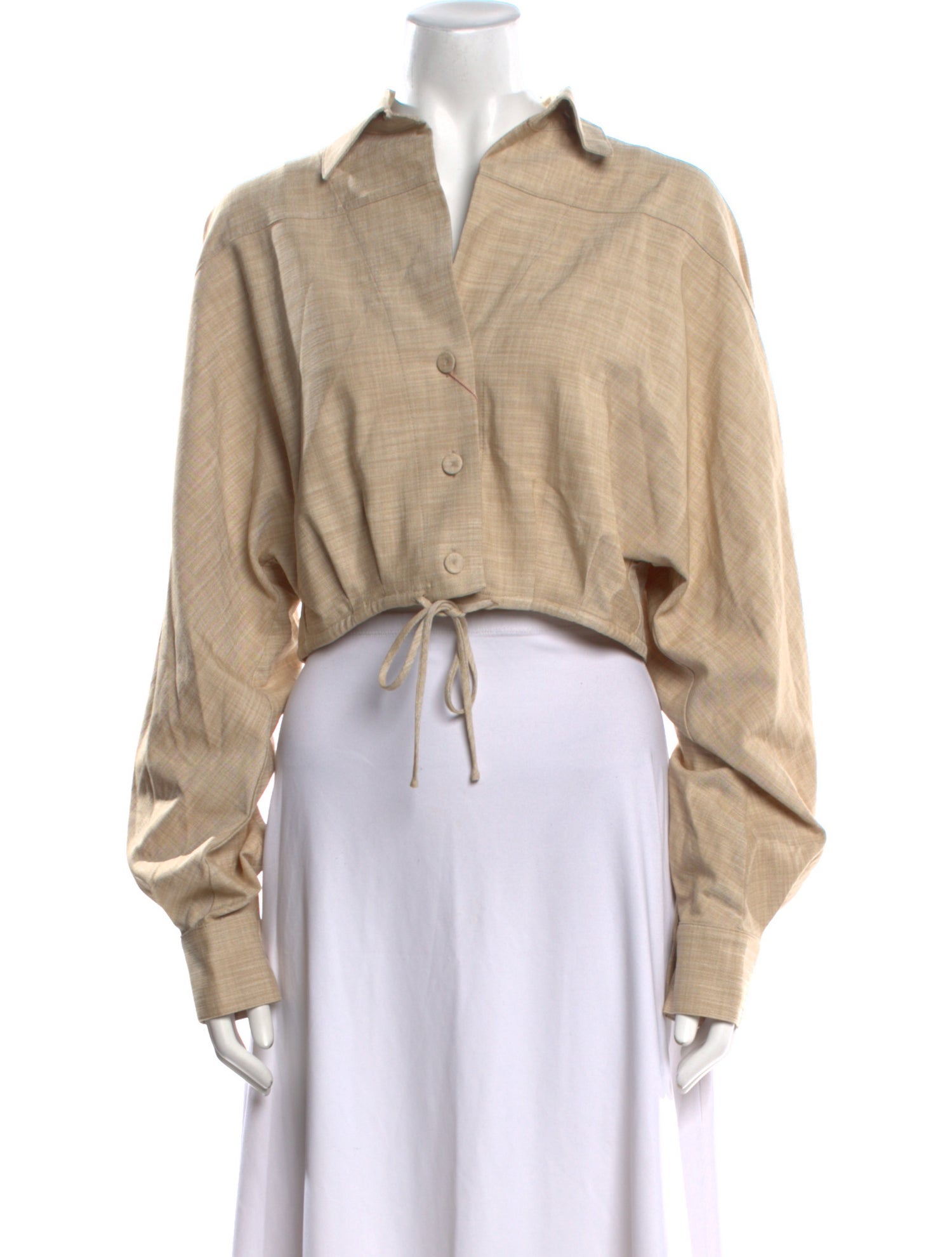 Cult Gaia Long Sleeve Crop Top w/ Tags