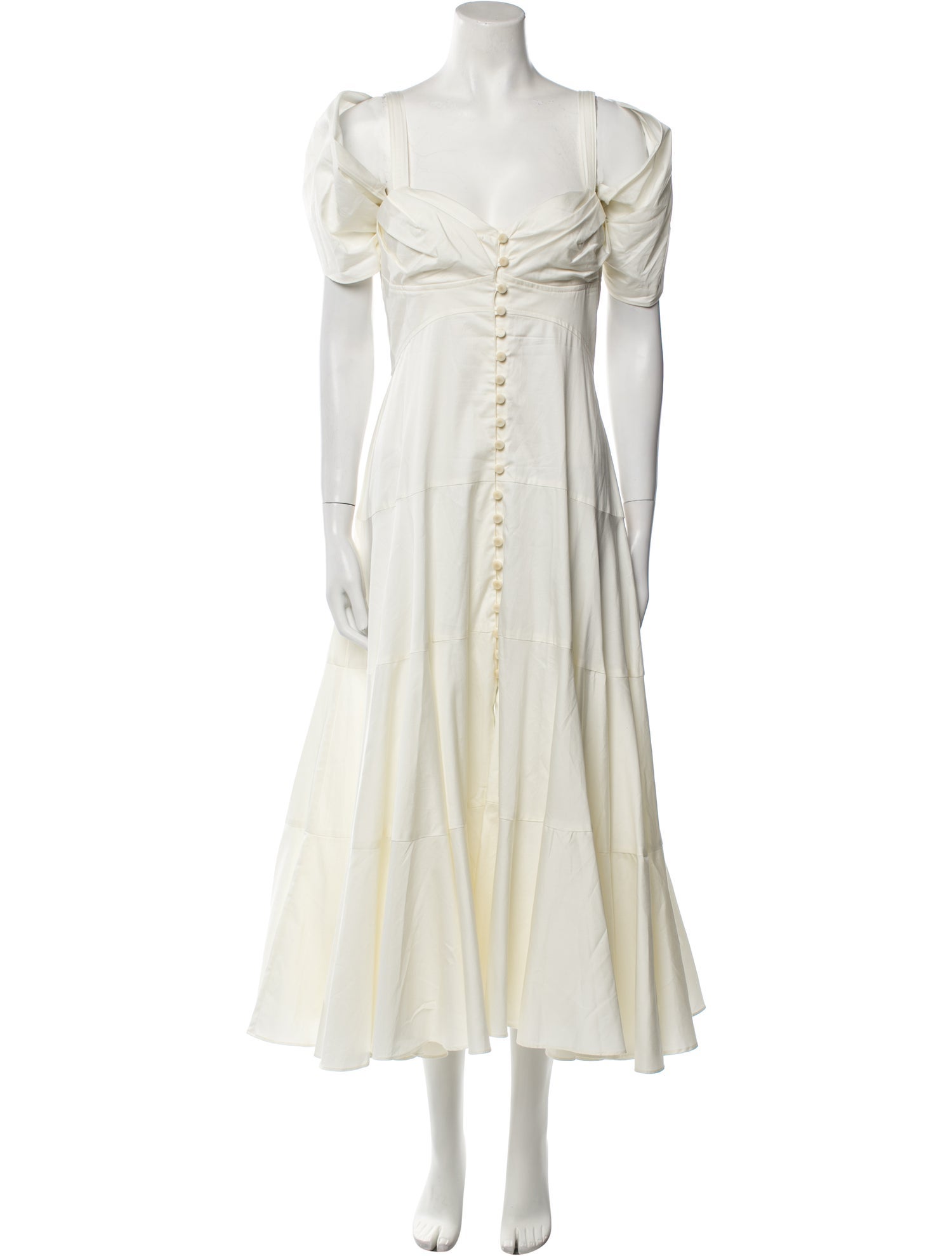 Cult Gaia Square Neckline Long Dress