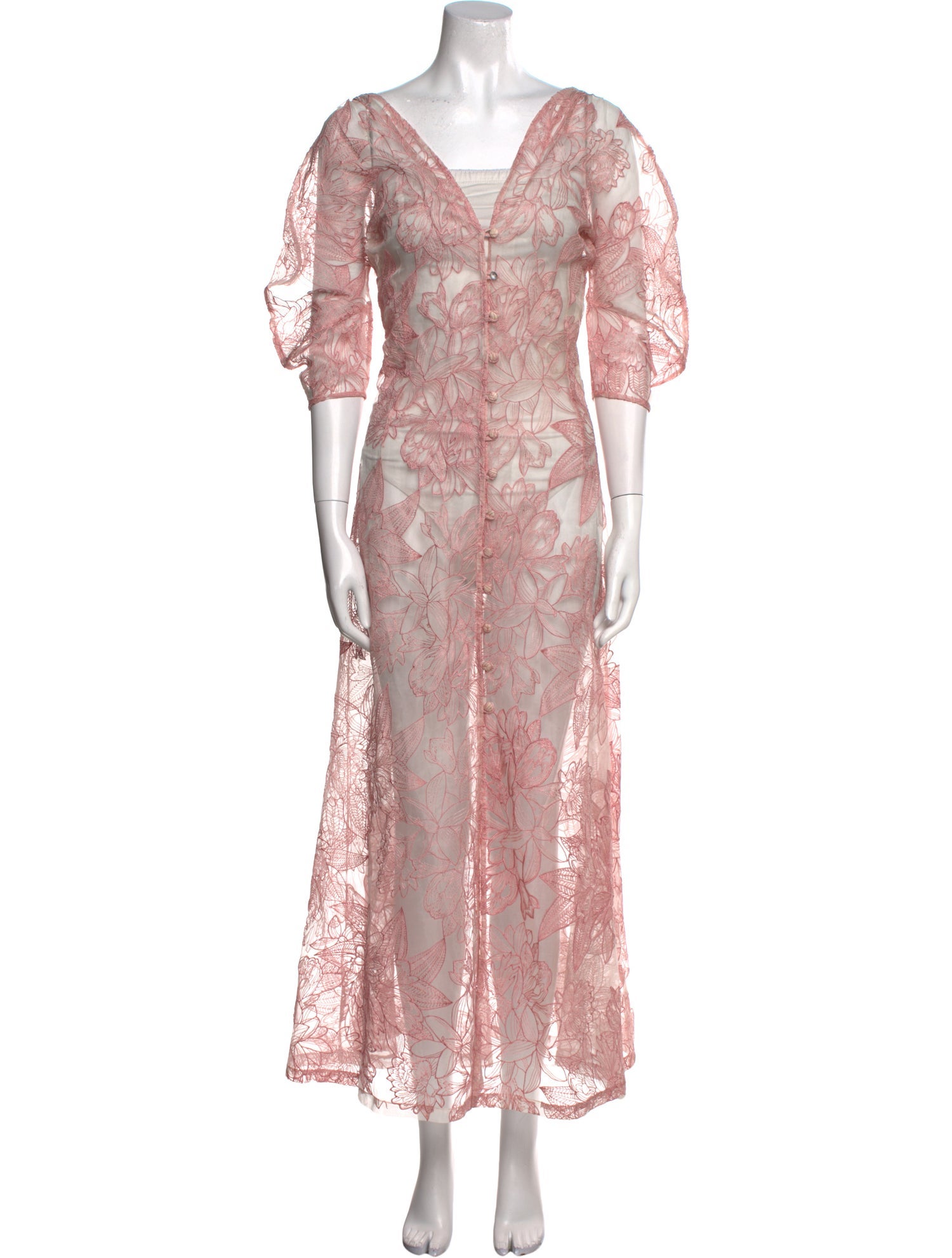 Cult Gaia Silk Long Dress